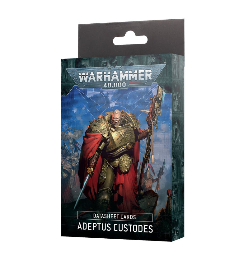 Warhammer 40,000: Datasheet Cards - Adeptus Custodes [Pre-Order Releases 04-27-2024] - Evolution TCG