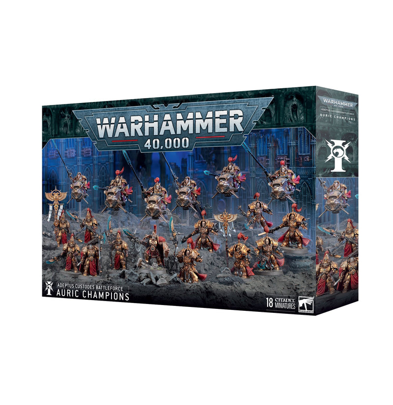 Warhammer 40,000: Battleforce - Adeptus Custodes (Auric Champions) [Pre-Order Releases 04-27-2024] - Evolution TCG