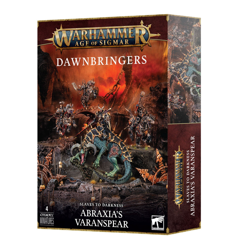 Age of Sigmar: Slaves to Darkness - Abraxia's Varanspear [Pre-Order Releases 06-08-2024] - Evolution TCG