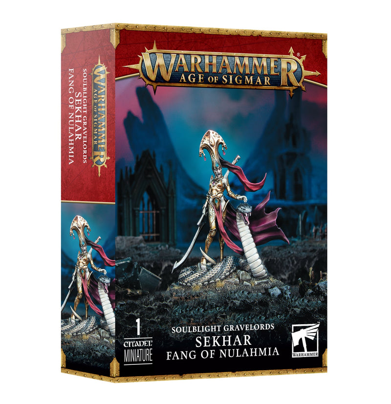 Age of Sigmar: Soulblight Gravelords - Sekhar Fang of Nulahmia [Pre-Order Releases 06-08-2024] - Evolution TCG