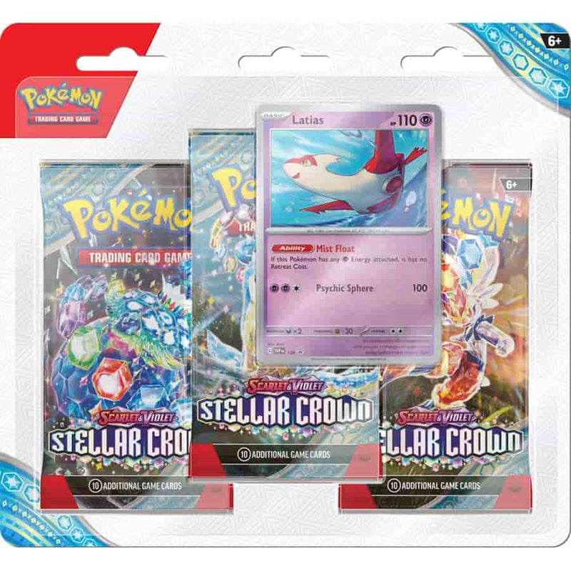 Scarlet & Violet: Stellar Crown - 3-Pack Blisters