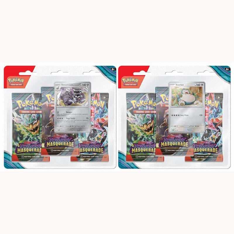 Scarlet & Violet: Twilight Masquerade - 3-Pack Blisters - Evolution TCG