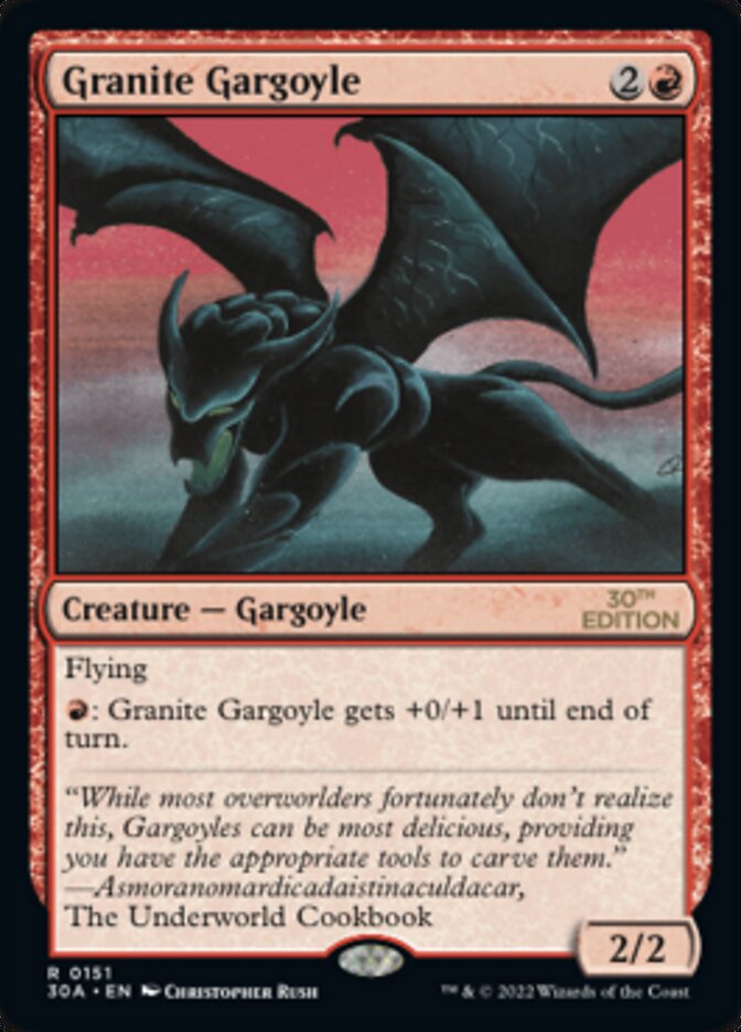 Granite Gargoyle [30th Anniversary Edition] - Evolution TCG