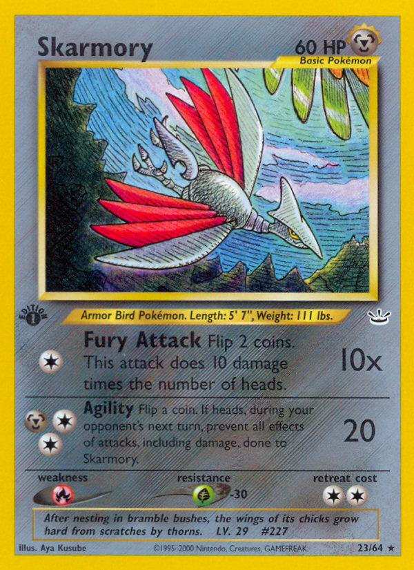 Skarmory (23/64) [Neo Revelation 1st Edition] - Evolution TCG