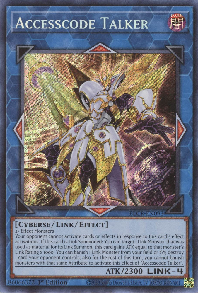 Accesscode Talker (Starlight Rare) [BLCR-EN093] Secret Rare - Evolution TCG