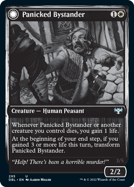 Panicked Bystander // Cackling Culprit [Innistrad: Double Feature] - Evolution TCG