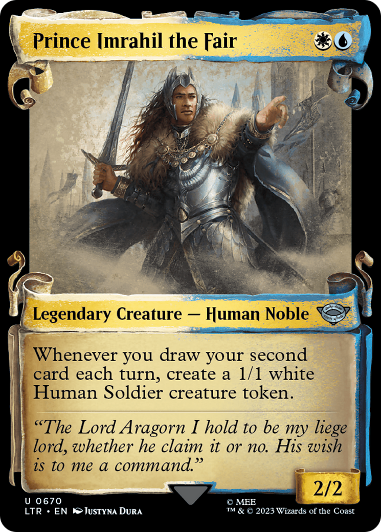 Prince Imrahil the Fair [The Lord of the Rings: Tales of Middle-Earth Showcase Scrolls] - Evolution TCG