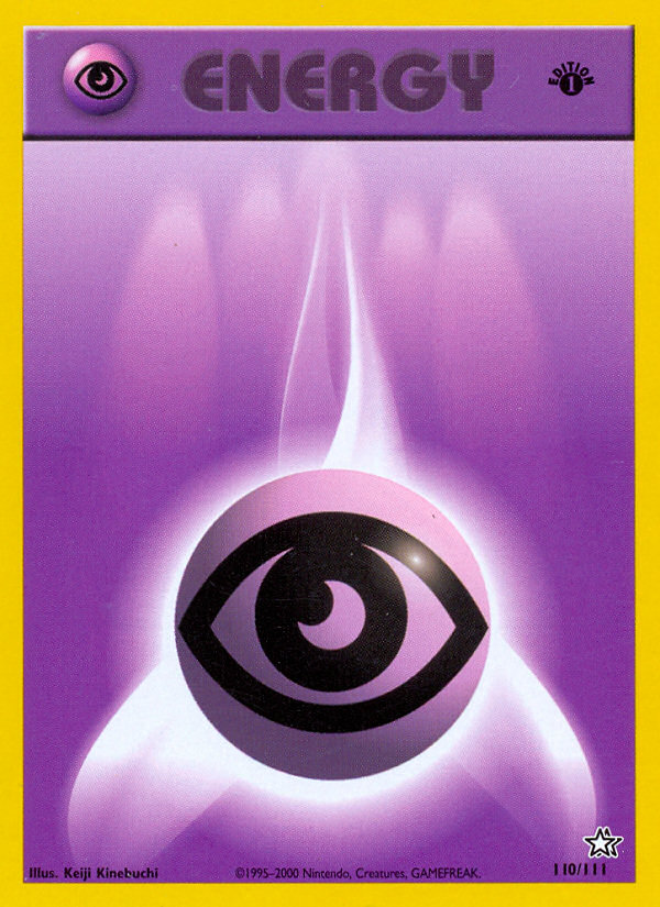 Psychic Energy (110/111) [Neo Genesis 1st Edition] - Evolution TCG