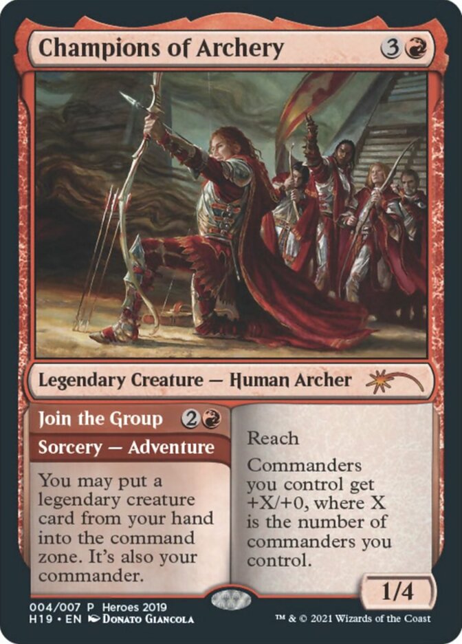 Champions of Archery // Join the Group [Heroes of the Realm 2019] - Evolution TCG
