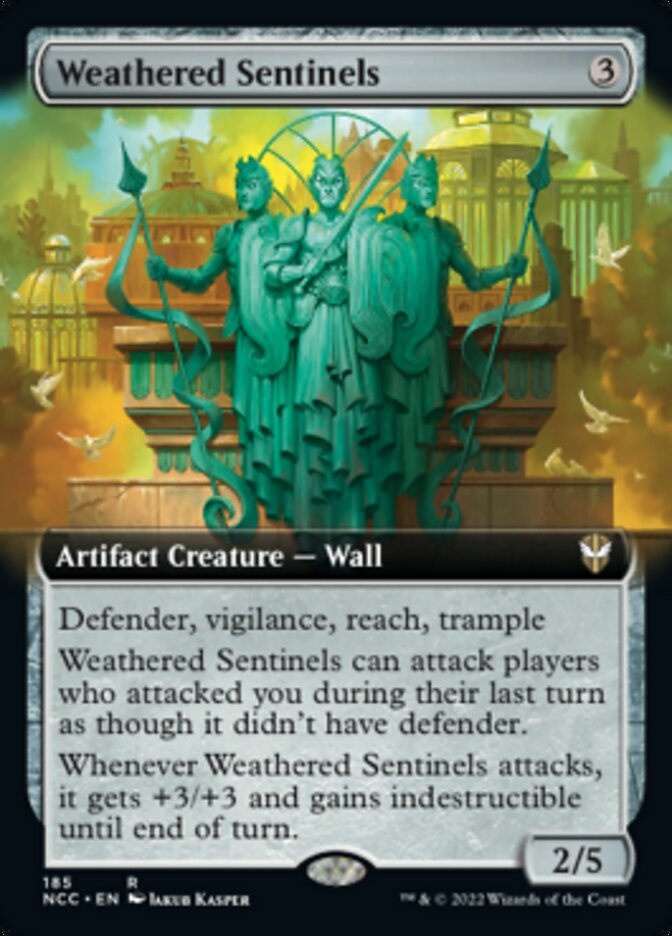 Weathered Sentinels (Extended Art) [Streets of New Capenna Commander] - Evolution TCG