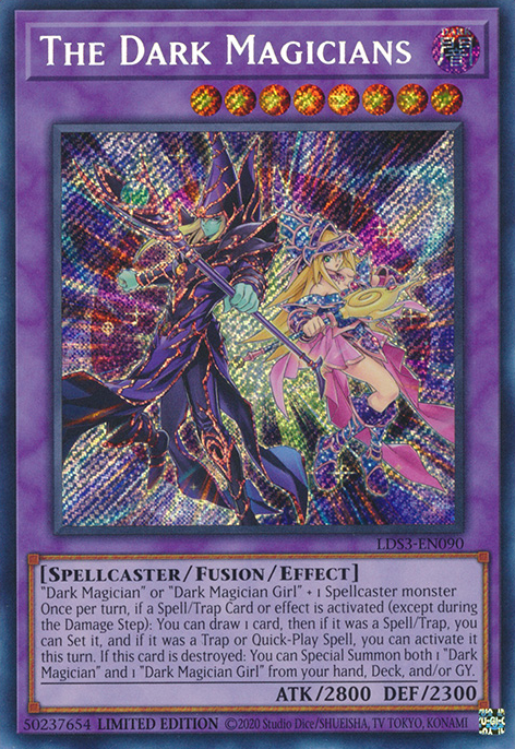 The Dark Magicians [LDS3-EN090] Secret Rare - Evolution TCG