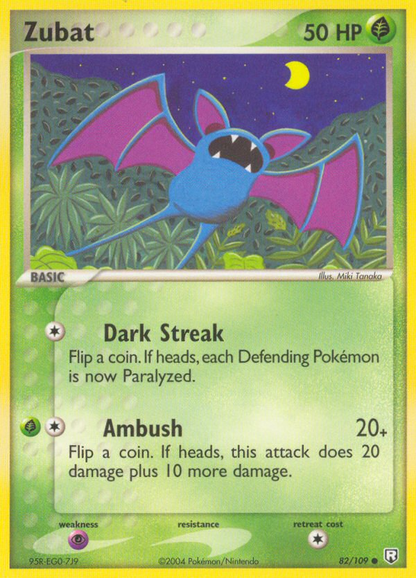 Zubat (82/109) [EX: Team Rocket Returns] - Evolution TCG