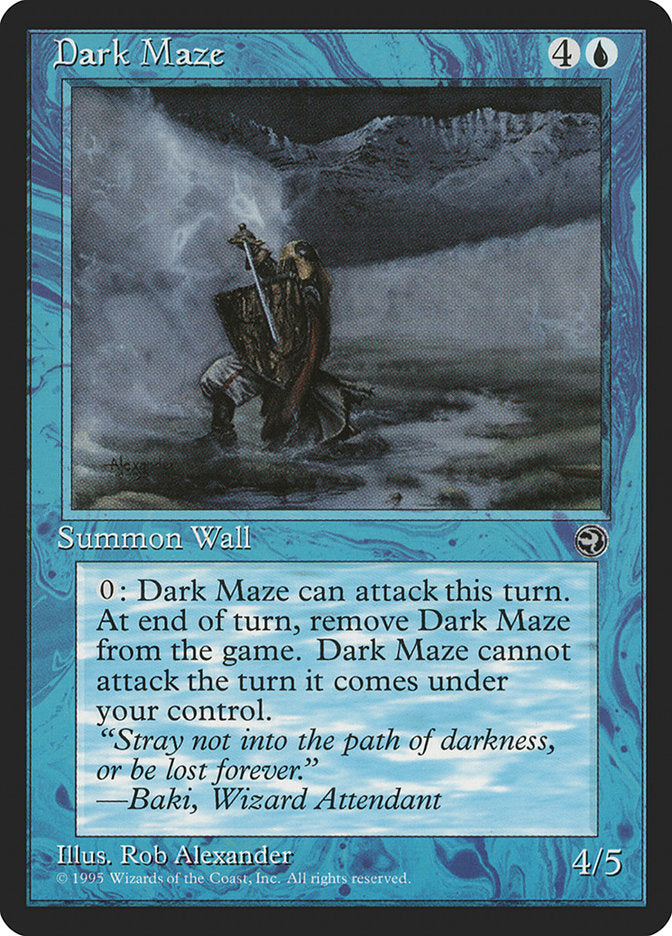 Dark Maze (Baki Flavor Text) [Homelands] - Evolution TCG