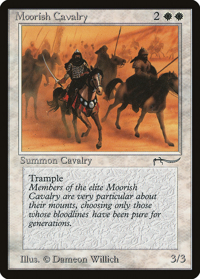 Moorish Cavalry (Light Mana Cost) [Arabian Nights] - Evolution TCG