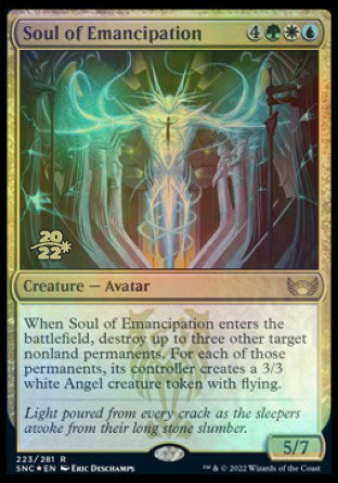 Soul of Emancipation [Streets of New Capenna Prerelease Promos] - Evolution TCG