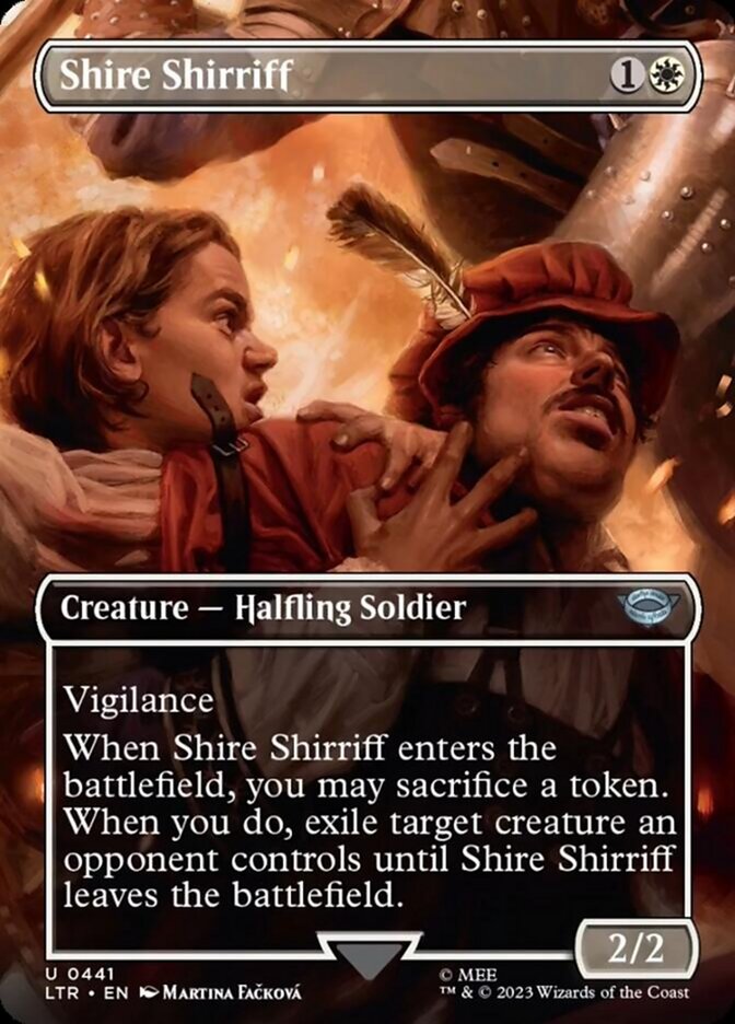 Shire Shirriff (Borderless Alternate Art) [The Lord of the Rings: Tales of Middle-Earth] - Evolution TCG