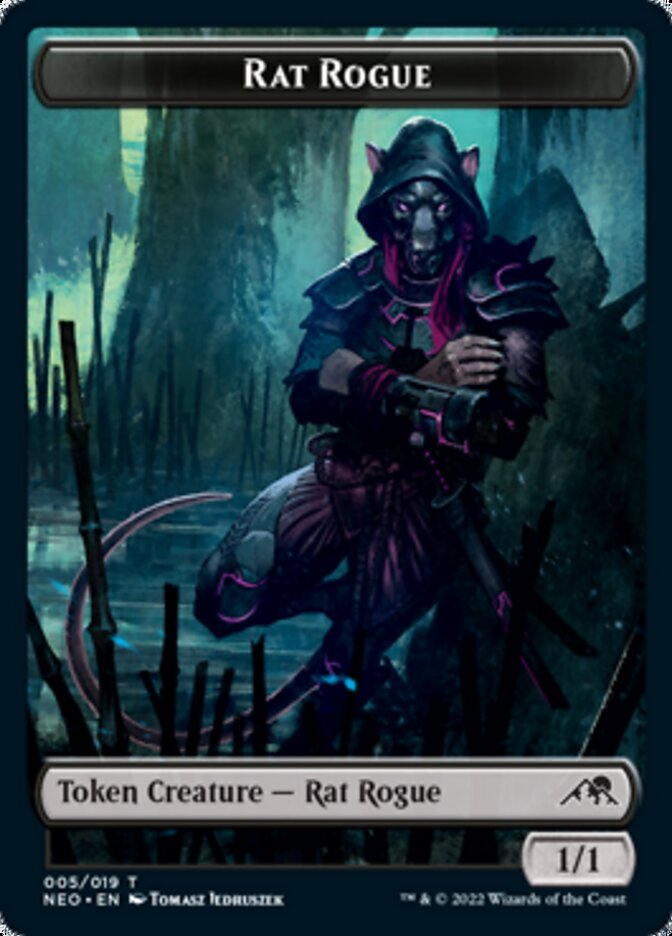 Rat Rogue Token [Kamigawa: Neon Dynasty Tokens] - Evolution TCG