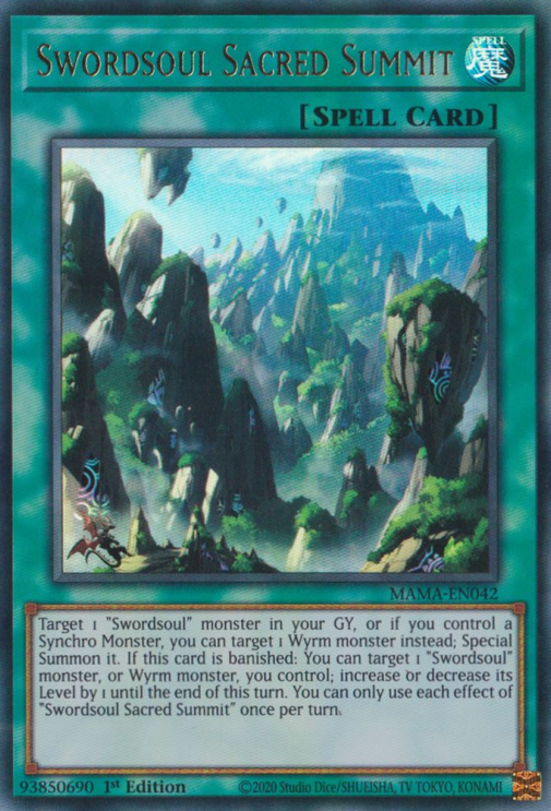 Swordsoul Sacred Summit [MAMA-EN042] Ultra Rare - Evolution TCG