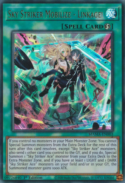 Sky Striker Mobilize - Linkage! [MAMA-EN003] Ultra Rare - Evolution TCG