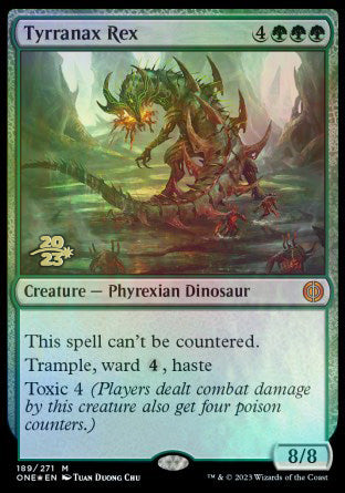 Tyrranax Rex [Phyrexia: All Will Be One Prerelease Promos] - Evolution TCG