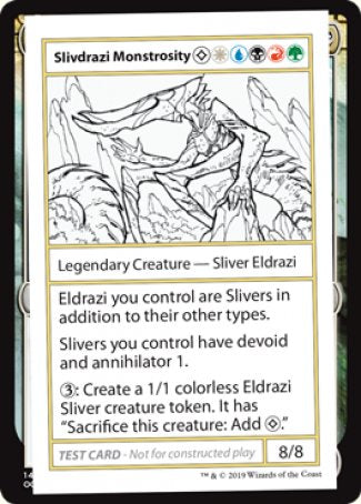 Slivdrazi Monstrosity (2021 Edition) [Mystery Booster Playtest Cards] - Evolution TCG