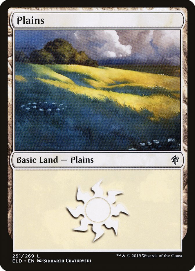 Plains (251) [Throne of Eldraine] - Evolution TCG