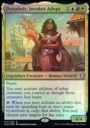 Dynaheir, Invoker Adept [Commander Legends: Battle for Baldur's Gate Prerelease Promos] - Evolution TCG