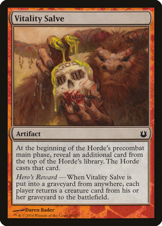 Vitality Salve [Born of the Gods Battle the Horde] - Evolution TCG