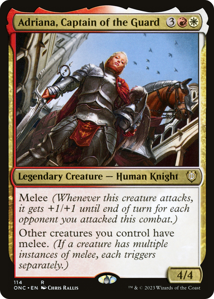 Adriana, Captain of the Guard [Phyrexia: All Will Be One Commander] - Evolution TCG