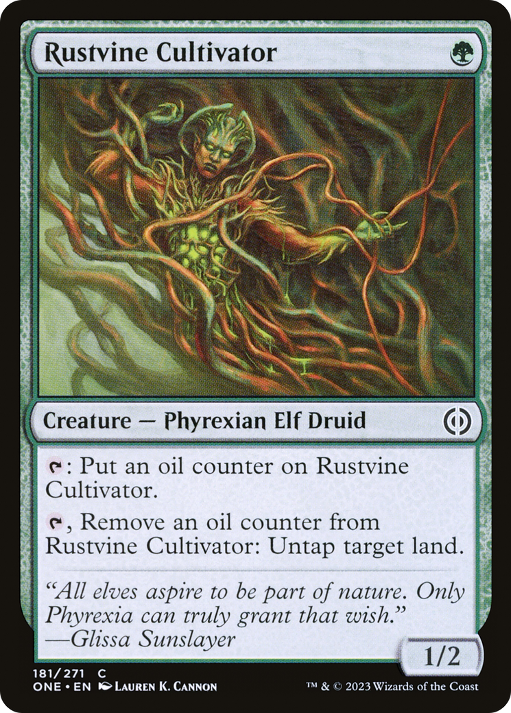 Rustvine Cultivator [Phyrexia: All Will Be One] - Evolution TCG