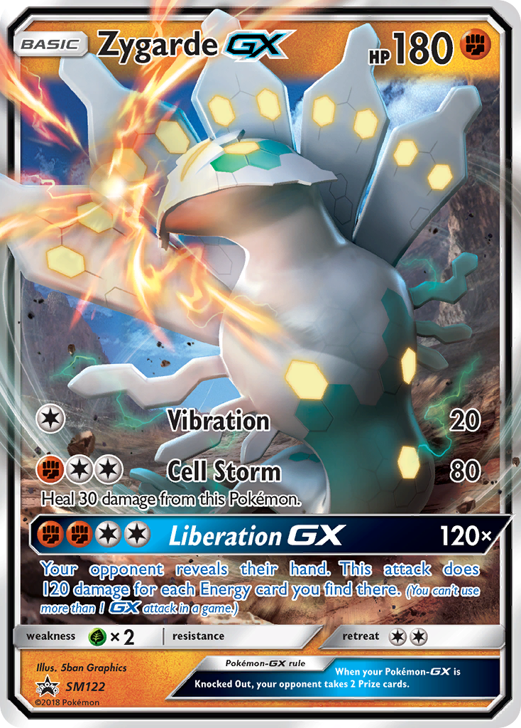 Zygarde GX (SM122) [Sun & Moon: Black Star Promos] - Evolution TCG