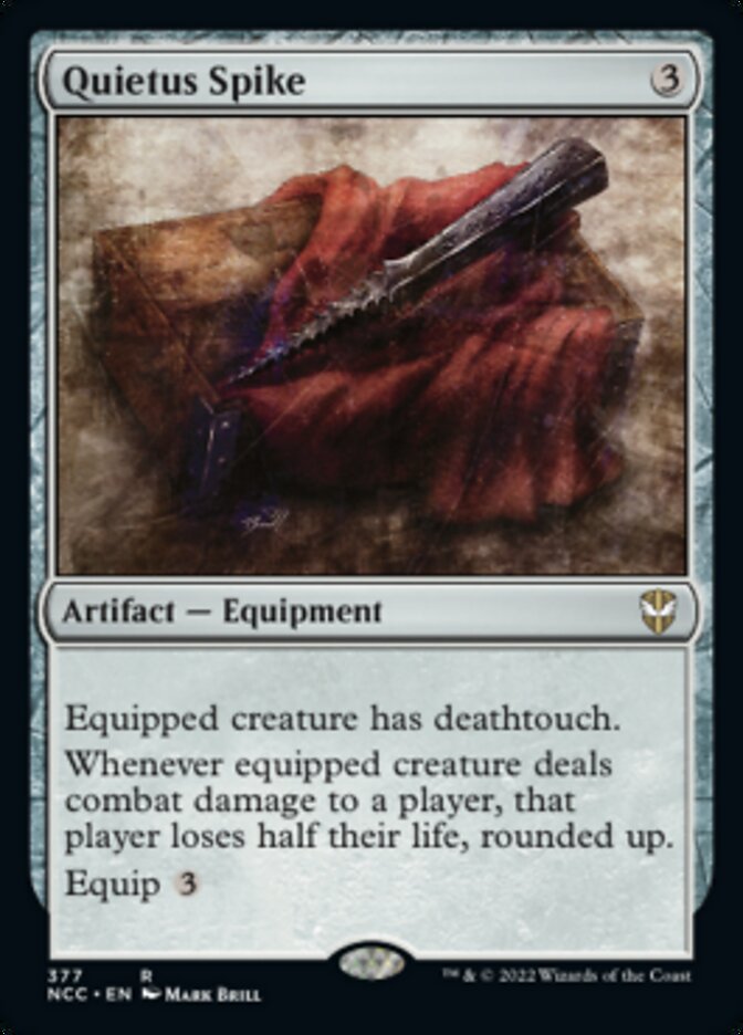 Quietus Spike [Streets of New Capenna Commander] - Evolution TCG
