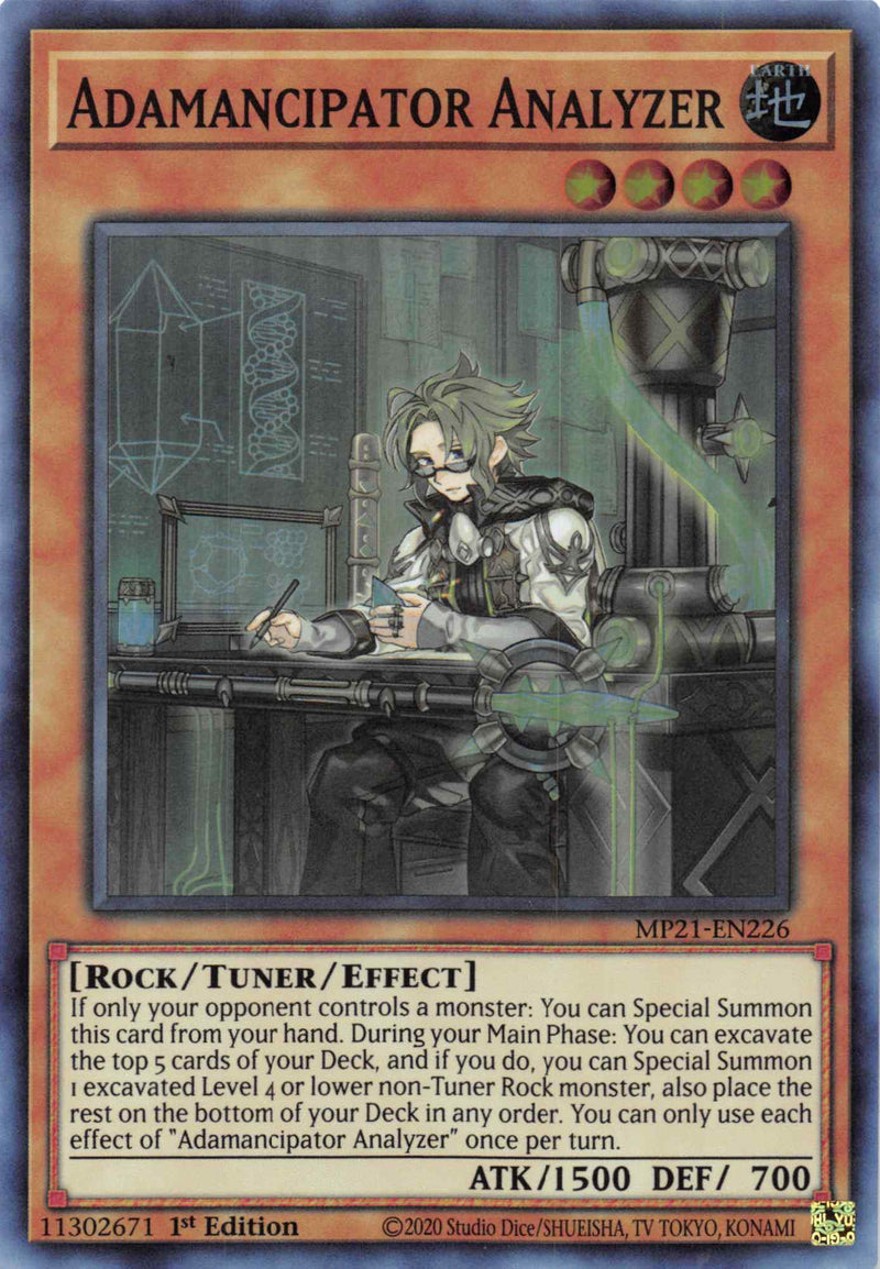 Adamancipator Analyzer [MP21-EN226] Super Rare - Evolution TCG