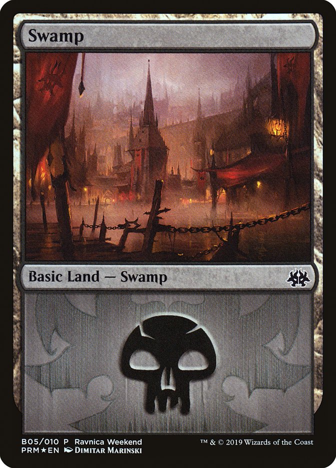 Swamp (B05) [Ravnica Allegiance Guild Kit] - Evolution TCG