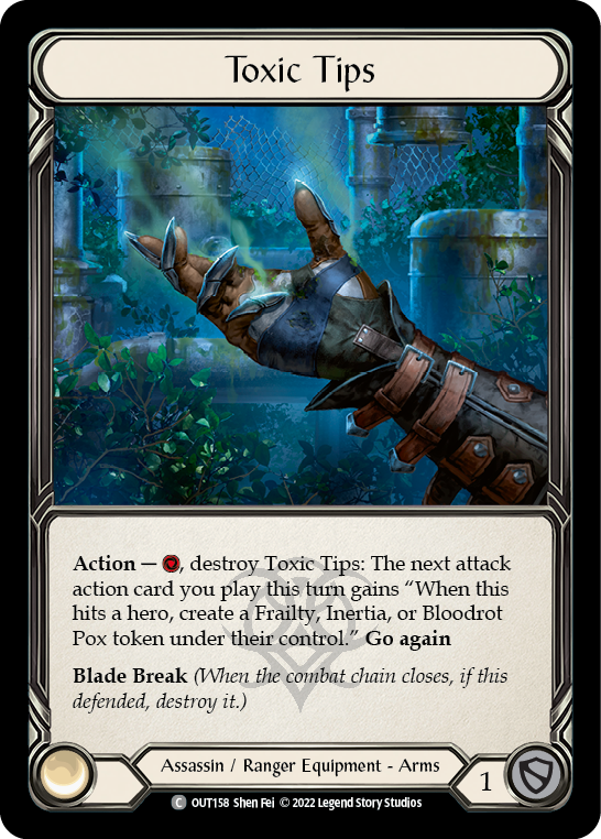 Toxic Tips [OUT158] (Outsiders) - Evolution TCG