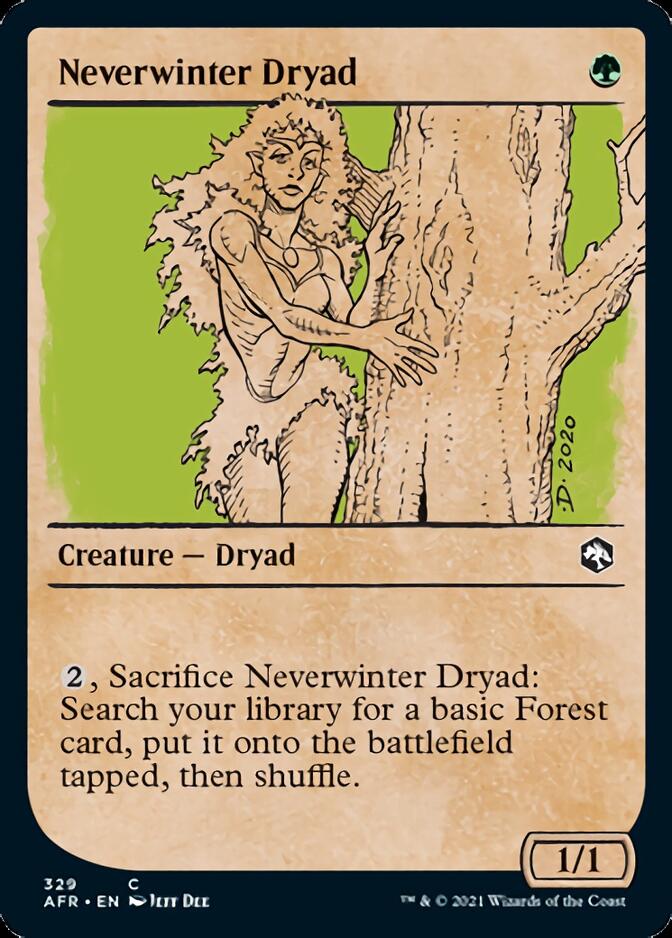 Neverwinter Dryad (Showcase) [Dungeons & Dragons: Adventures in the Forgotten Realms] - Evolution TCG