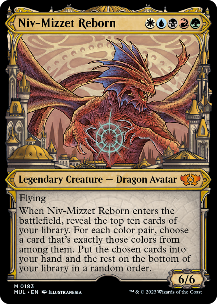 Niv-Mizzet Reborn (Halo Foil) [Multiverse Legends] - Evolution TCG