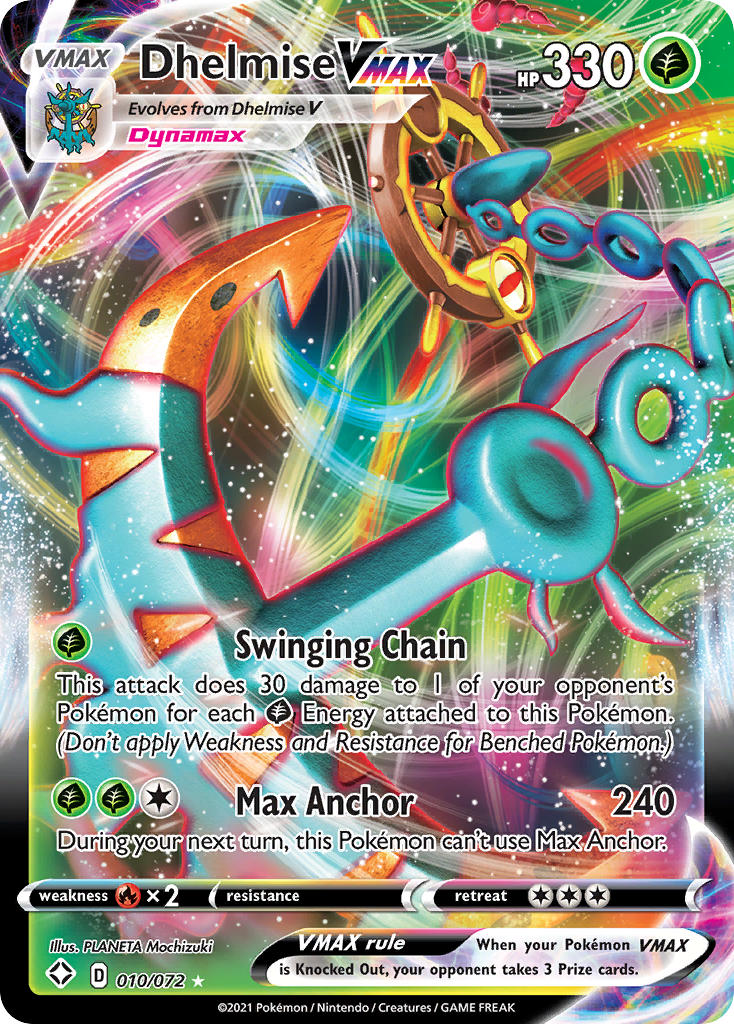 Dhelmise VMAX (010/072) [Sword & Shield: Shining Fates] - Evolution TCG