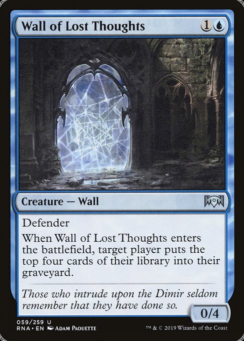 Wall of Lost Thoughts [Ravnica Allegiance] - Evolution TCG