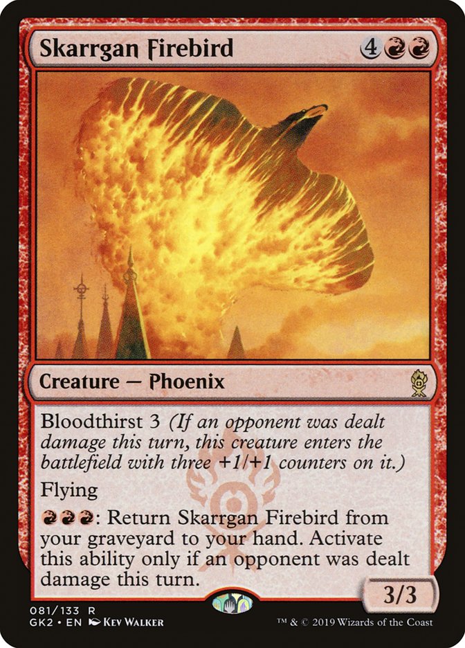 Skarrgan Firebird [Ravnica Allegiance Guild Kit] - Evolution TCG