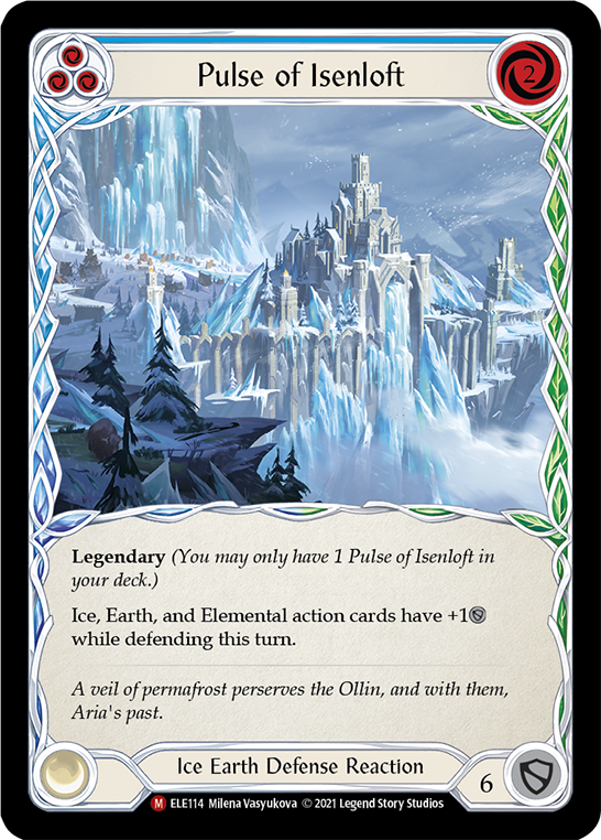 Pulse of Isenloft [ELE114] (Tales of Aria)  1st Edition Normal - Evolution TCG