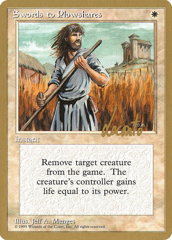 Swords to Plowshares (Michael Loconto) [Pro Tour Collector Set] - Evolution TCG