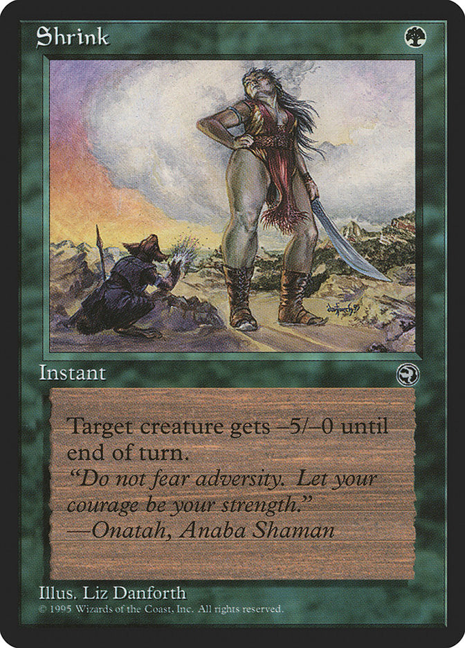 Shrink (Onatah Flavor Text) [Homelands] - Evolution TCG