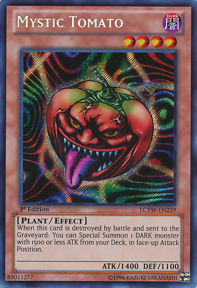 Mystic Tomato [LCYW-EN239] Secret Rare - Evolution TCG