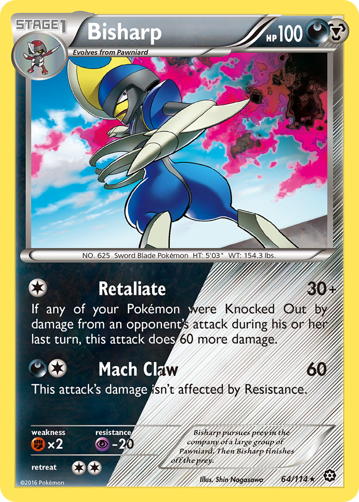 Bisharp (64/114) [XY: Steam Siege] - Evolution TCG