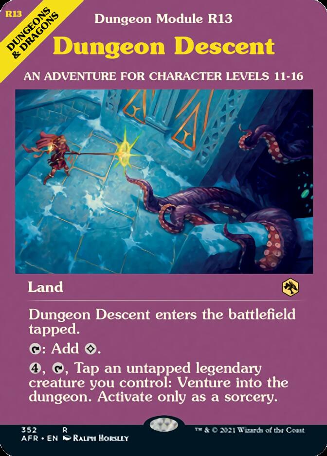 Dungeon Descent (Dungeon Module) [Dungeons & Dragons: Adventures in the Forgotten Realms] - Evolution TCG