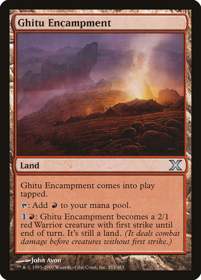 Ghitu Encampment [Tenth Edition] - Evolution TCG | Evolution TCG