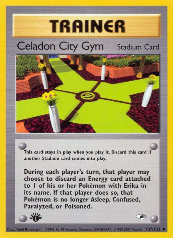 Celadon City Gym (107/132) [Gym Heroes 1st Edition] - Evolution TCG