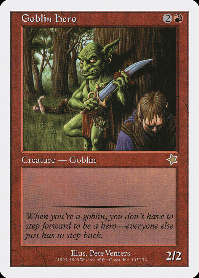 Goblin Hero [Starter 1999] - Evolution TCG