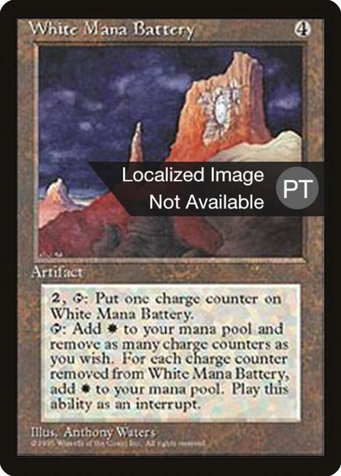 White Mana Battery [Fourth Edition (Foreign Black Border)] - Evolution TCG